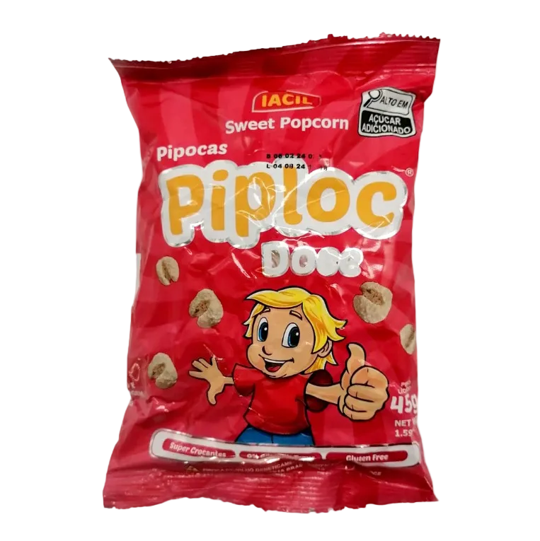 Pipoca Doce, Süsses Popcorn, Piploc, 45g