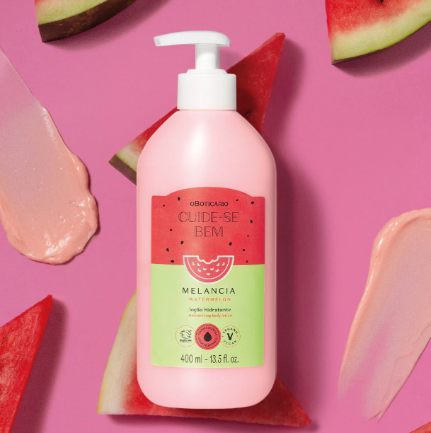 Cuide-se Bem Locao Melancia, Körpercreme, Boticário, 400ml