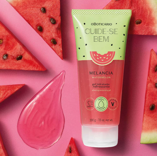 Cuide-se Bem Gel refrescante Melancia, Körpergel Boticário, 200g