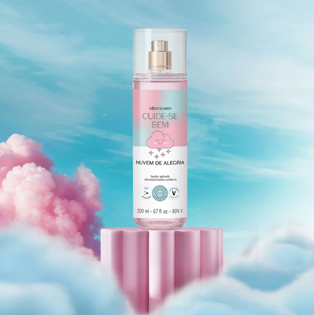 CSB Nuvem de Alegria Body Splash, Körpersplash, Boticário 200ml