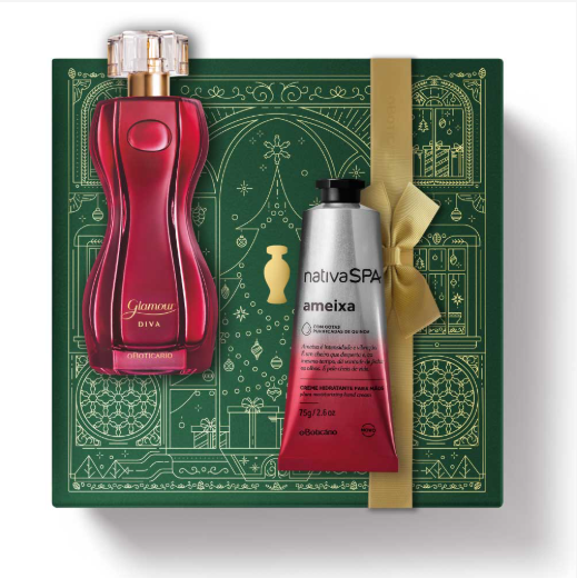 Glamour Diva Eau de Toilette, Boticário, 75ml