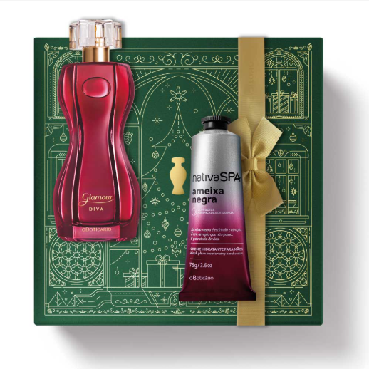 Glamour Diva Eau de Toilette, Boticário, 75ml