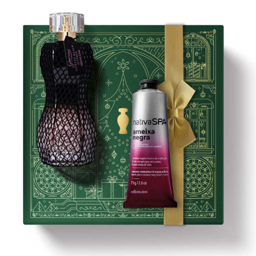 Glamour Secrets Black Intense Eau de Toilette, Boticario 75ml