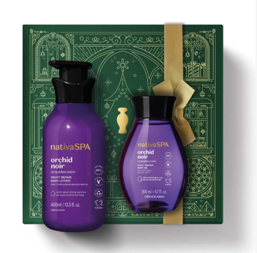 NSPA Locao Orquidea Noire, Körpercreme, Boticário, 400ml