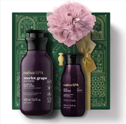 NSPA Uva Merlot Sabonete, Körperseife, Boticario 250ml