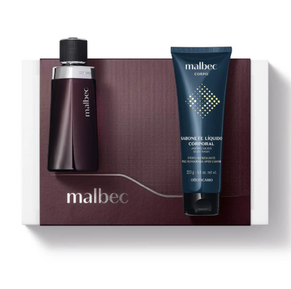 Gel banho Cabelo e Corpo Malbec Club, Duschgel Haare u. Körper, Boticario, 250g