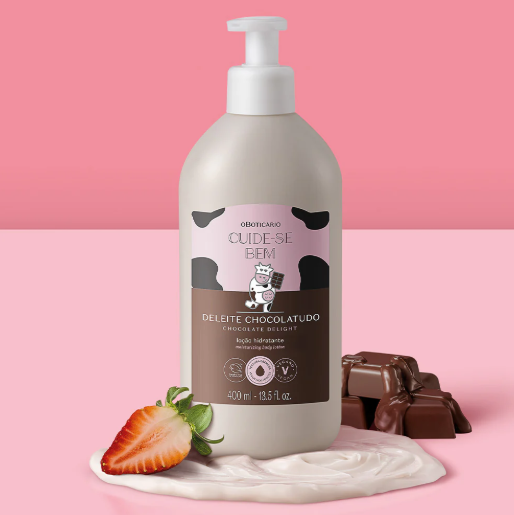 Cuide-se Bem Locao Deleite Chocolatudo, Körpercreme, Boticário 400ml