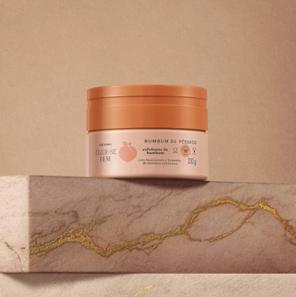 CSB Esfoliante Bumbum de Pessego, Po-Peeling, Boticário, 230g