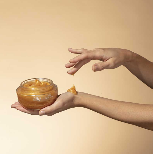 Lily Geleia Iluminadora corporal, Korpercreme, Boticário, 250g