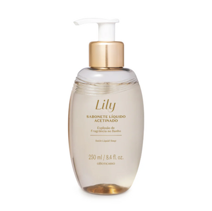 Lily Sabonete Acetinado, Flüssigseife, Boticário, 250ml