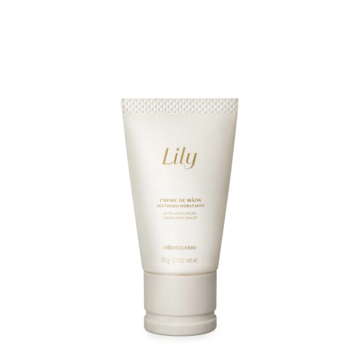 Lily Creme maos Acetinado, Handcreme, Boticário, 50g