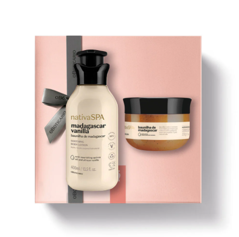 Kit NSPA Esfoliante e Locao, Set Zucker- Peeling u. Körpercreme, Boticario