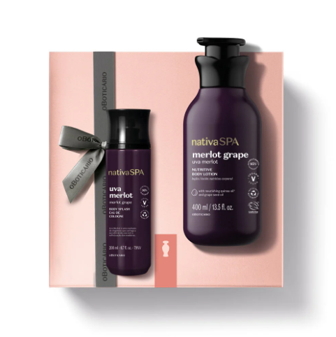 NSPA Uva Merlot Body Splash, Boticario 200ml