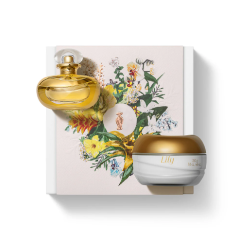 Kit Lily Creme ou Sabonete e Perfume, Geschenkset, Boticario