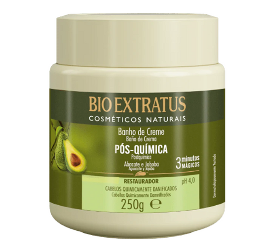Pós Quimica Banho de Creme, Haarcreme, Bio Extratus, 250g