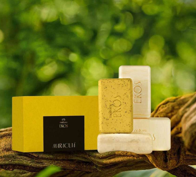 Ekos Sabonete Maracuja Esfoliante, Peeling-Seife, Natura, 4x100g