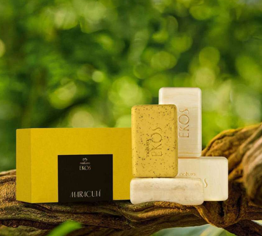 Ekos Sabonete Maracuja Esfoliante, Peeling-Seife, Natura, 4x100g