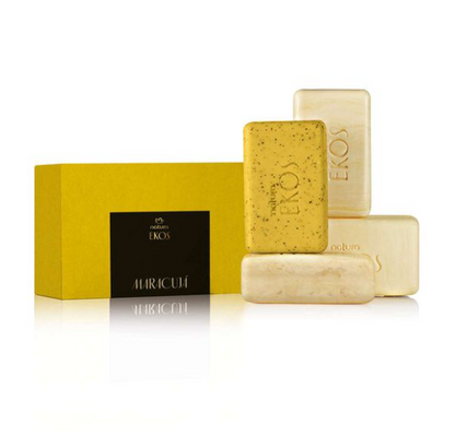 Ekos Sabonete Maracuja Esfoliante, Peeling-Seife, Natura, 4x100g