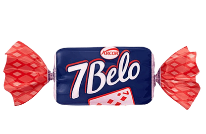 Bala Framboesa, Bonbon kaubar Himbeergeschmack, 7 Belo, 500g