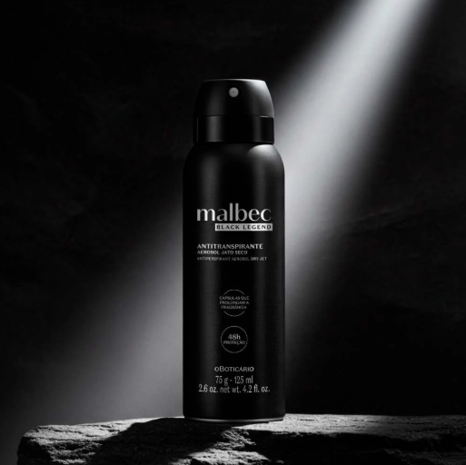 Malbec Black Legend Eau de Toilette, Boticario 100ml