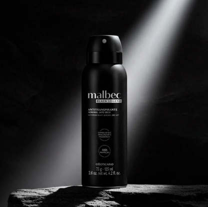 Malbec Black Legend Eau de Toilette, Boticario 100ml