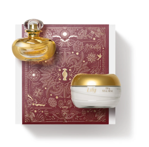 Kit Lily Creme e Perfume, Geschenkset, Boticario
