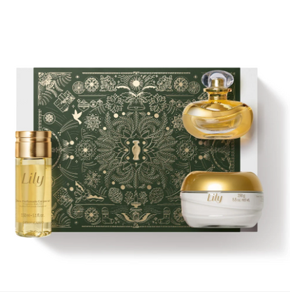 Kit Lily, Geschenkset Körper- Handcreme und Parfum, Boticario
