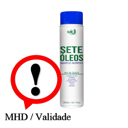 Sete Oleos Shampoo Nutritivo, Widi Care, 300ml