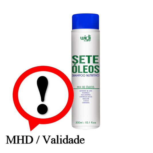 Sete Oleos Shampoo Nutritivo, Widi Care, 300ml