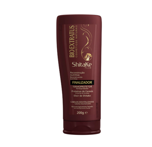 Finalizador Termoprotetor Shitake Plus, Hitzeschutz für Haare, Bio Extratus 200g