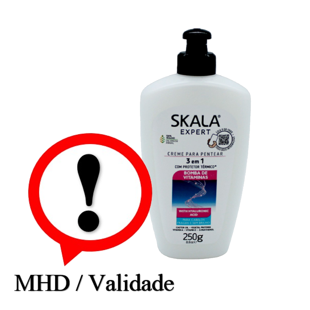 Bomba de Vitaminas Creme Pentear, Kämmcreme, Skala 250g