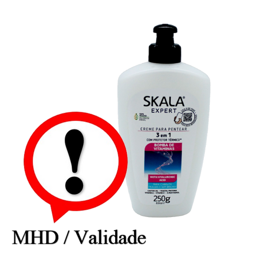 Bomba de Vitaminas Creme Pentear, Kämmcreme, Skala 250g