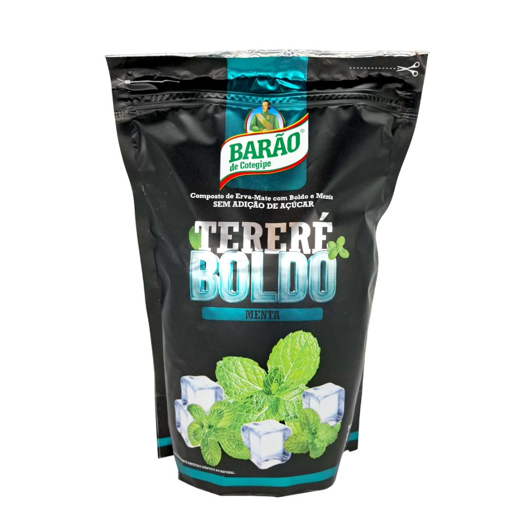 Tereré Boldo e Menta, Mate-Tee Boldo und Minze, Barão de Cotegipe 500g