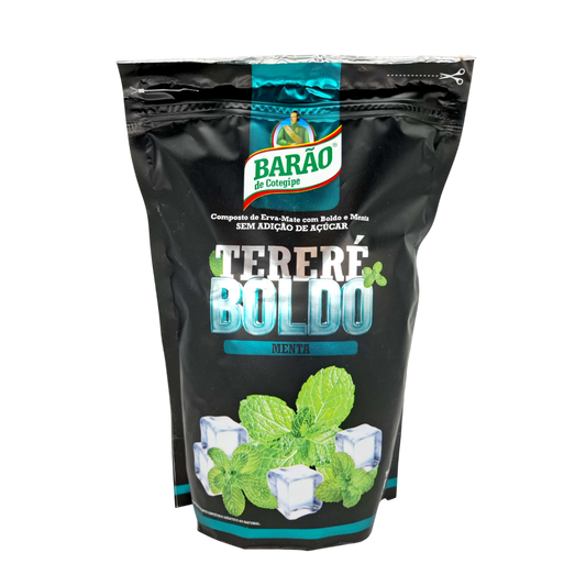 Tereré Boldo e Menta, Mate-Tee Boldo und Minze, Barão de Cotegipe 500g