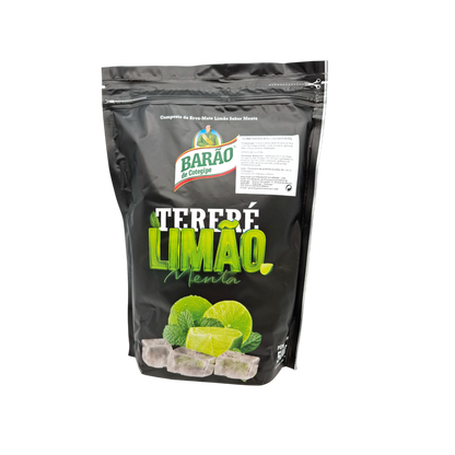 Tereré Limao Hortela forte, Mate-Tee Minze Limette, Barão de Cotegipe, 500g