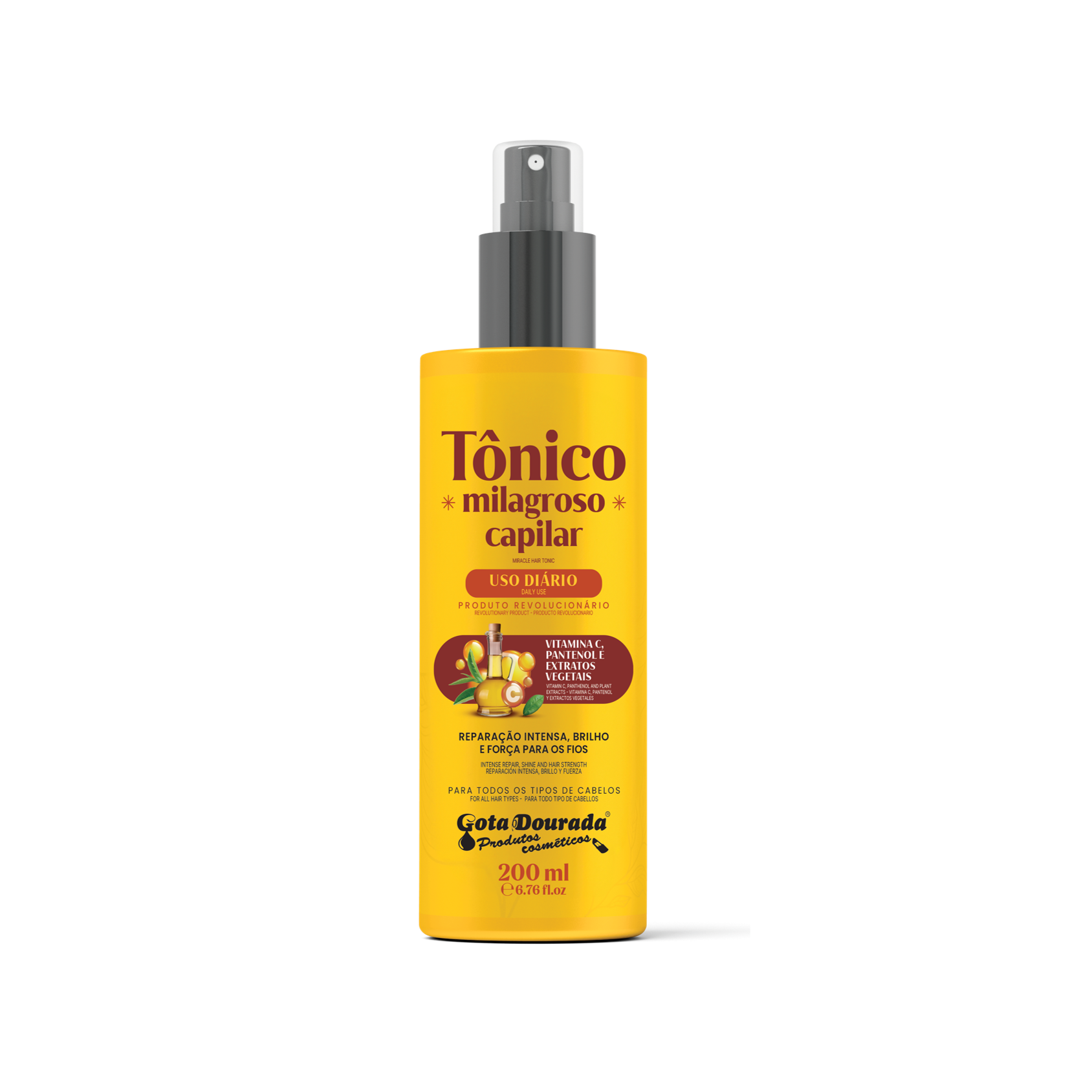 Tonico Milagroso Capilar, Haarstärkung, Gota Dourada, 200ml