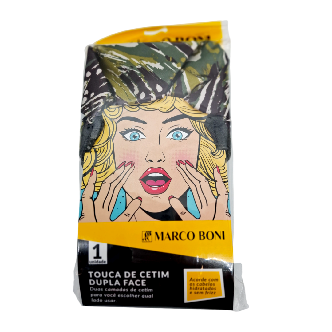 Touca de Cetim Anti Frizz, Satinmütze, Marco Boni