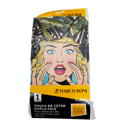 Touca de Cetim Anti Frizz, Satinmütze, Marco Boni