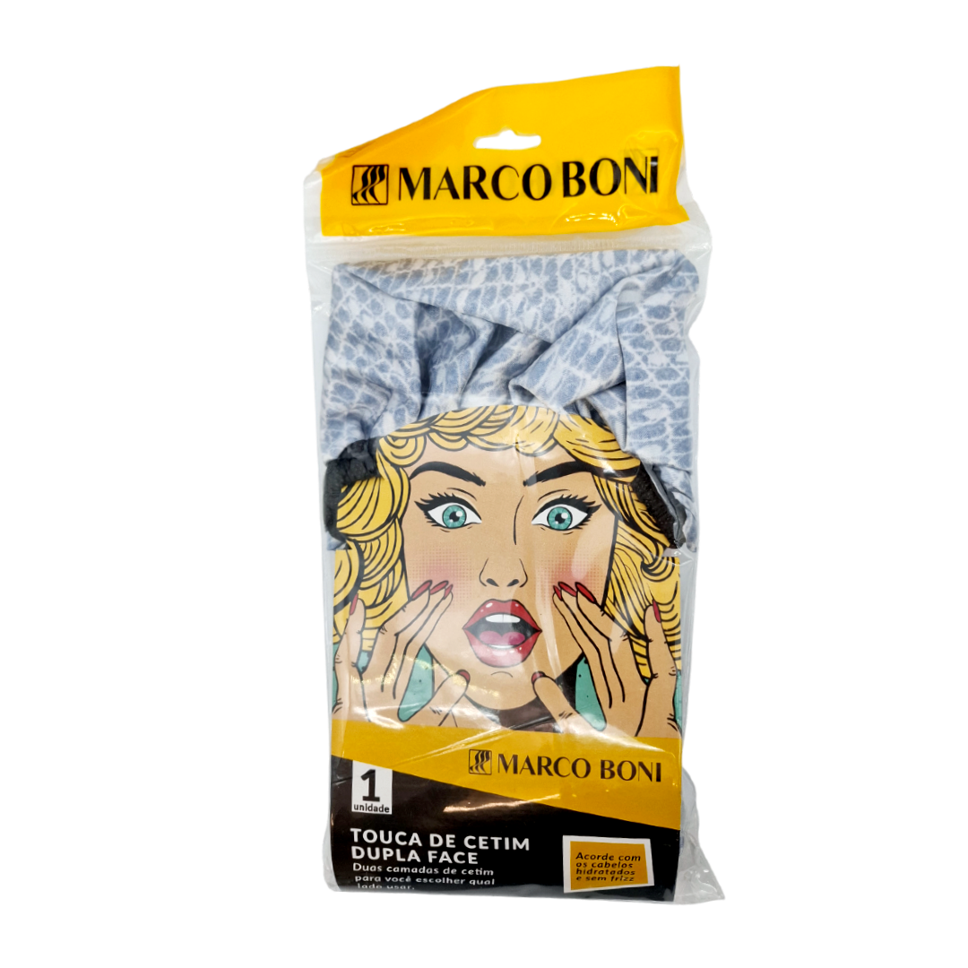 Touca de Cetim Anti Frizz, Satinmütze, Marco Boni