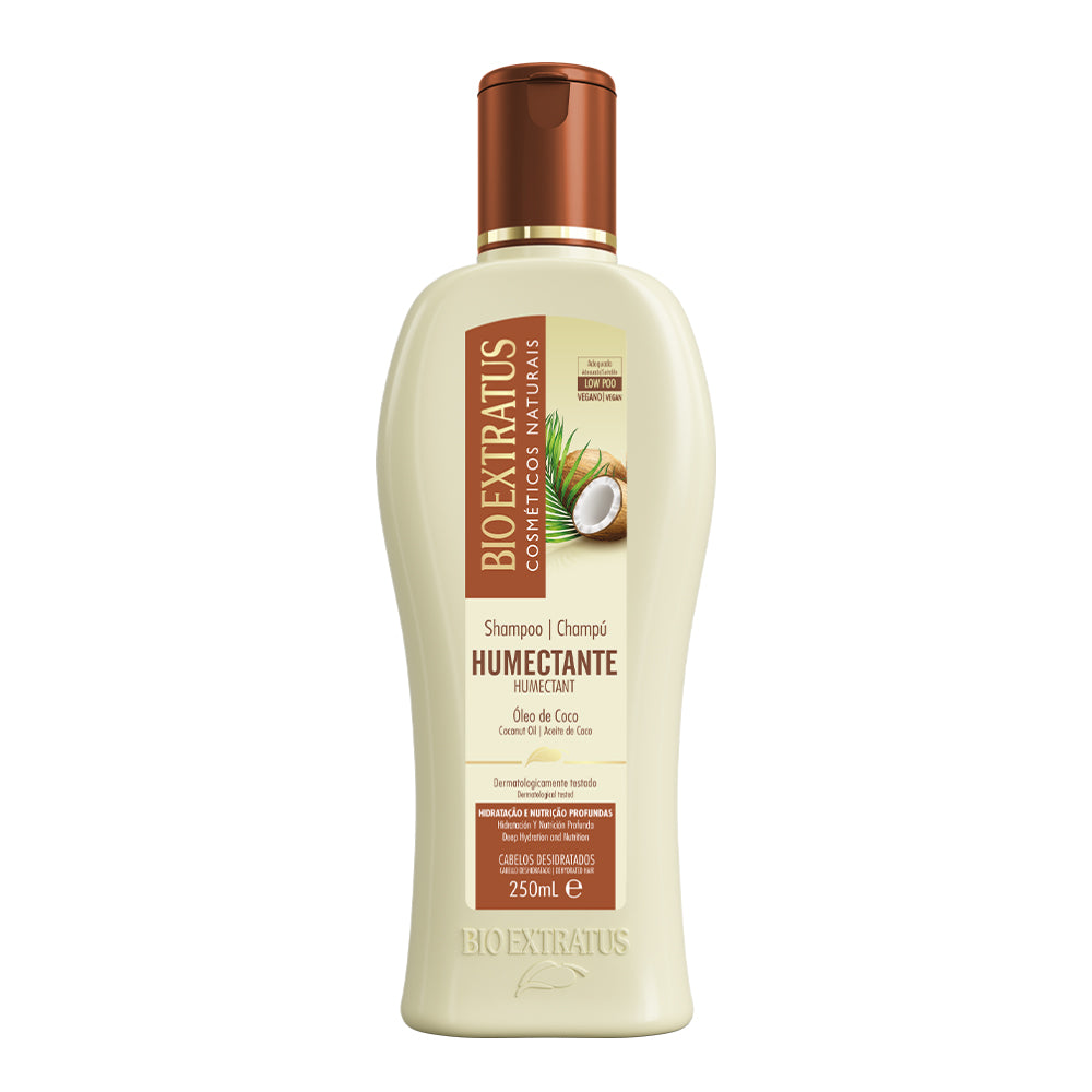 Oleo de Coco Umectante Shampoo, Bio Extratus, 250ml