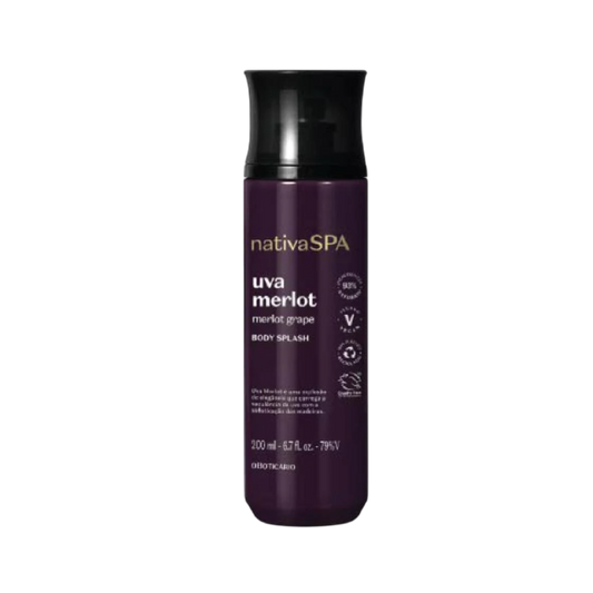 NSPA Uva Merlot Body Splash, Boticario 200ml