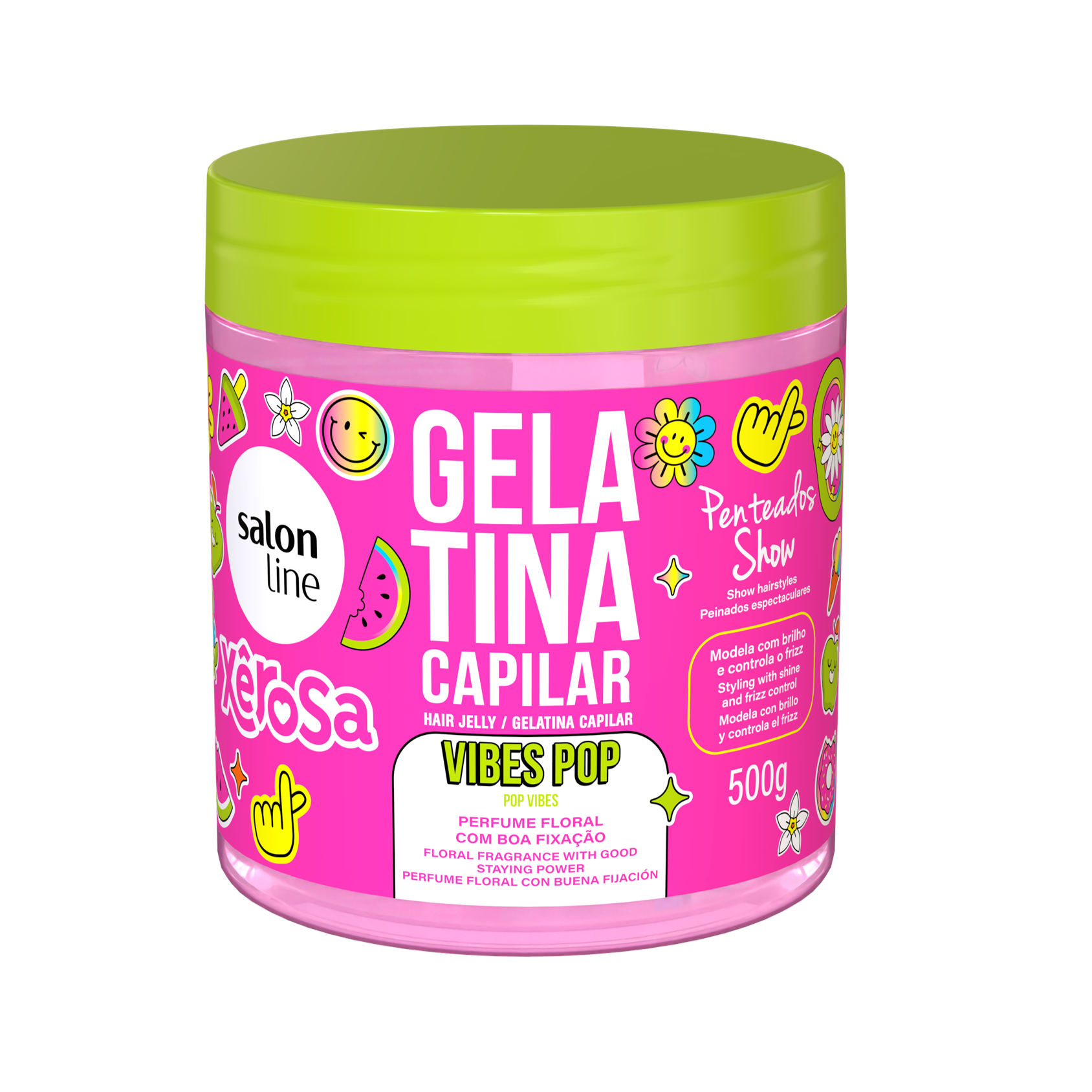 Xerosa Vibes Pop Gelatina Capilar, Haargel, Salon Line 500g