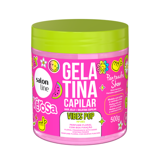 Xerosa Vibes Pop Gelatina Capilar, Haargel, Salon Line 500g