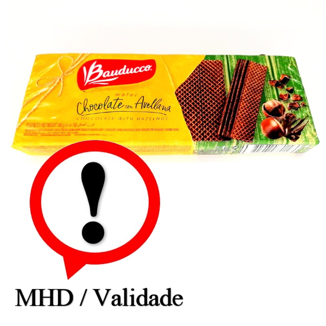 Bolacha Chocolate e Avela, Waffeln mit Schoko- Haselnüssenfüllung, Bauducco, 140g