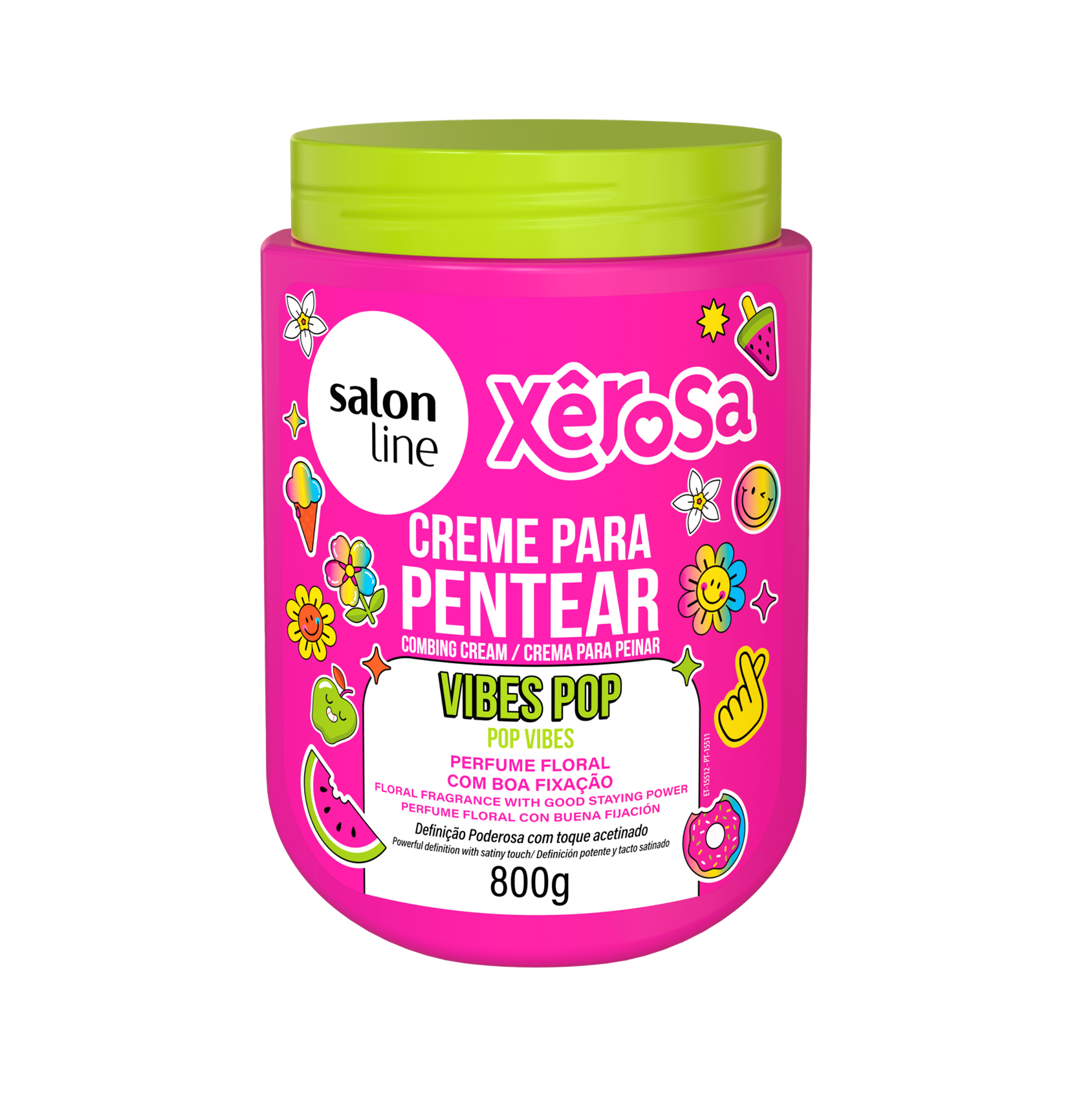 Xerosa Vibes Pop Creme Pentear, Haarcreme, Salon Line 800g