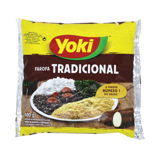 Farofa Mandioca, Gewürztes Maniokmehl, Yoki, 400g