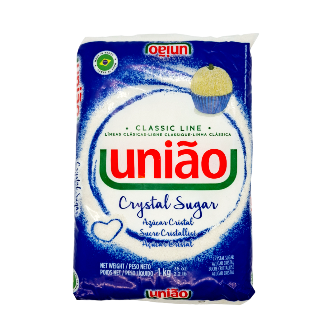 Acucar Cristal, weißer Kristallrohrzucker, Uniao 1kg