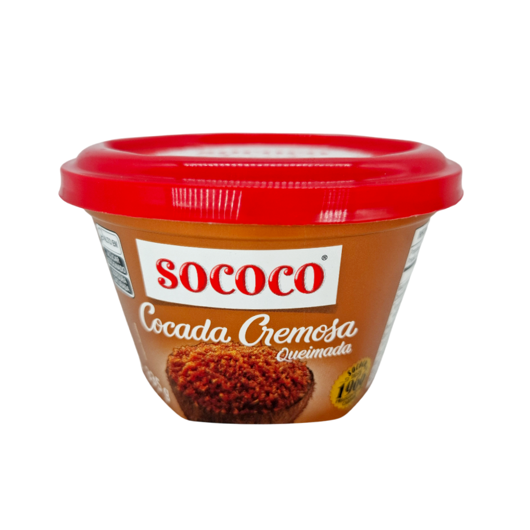Cocada cremosa queimada, Doce de Coco, Sococo 335g