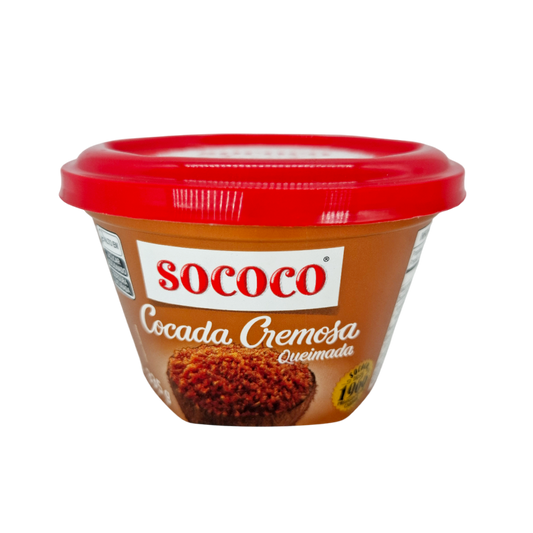 Cocada cremosa queimada, Doce de Coco, Sococo 335g