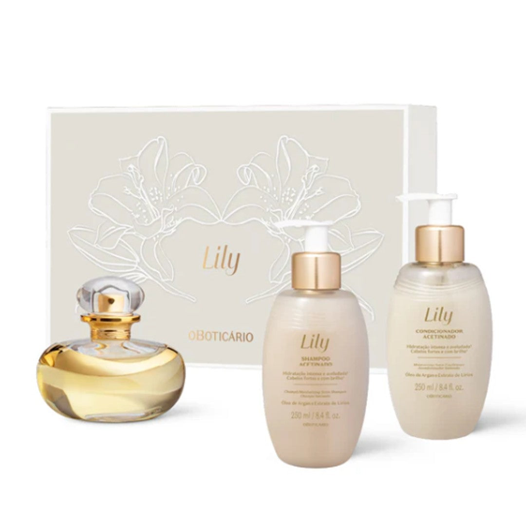 Coffret Dia das Maes Lily Cabelos, Set Lily Haare, Boticario